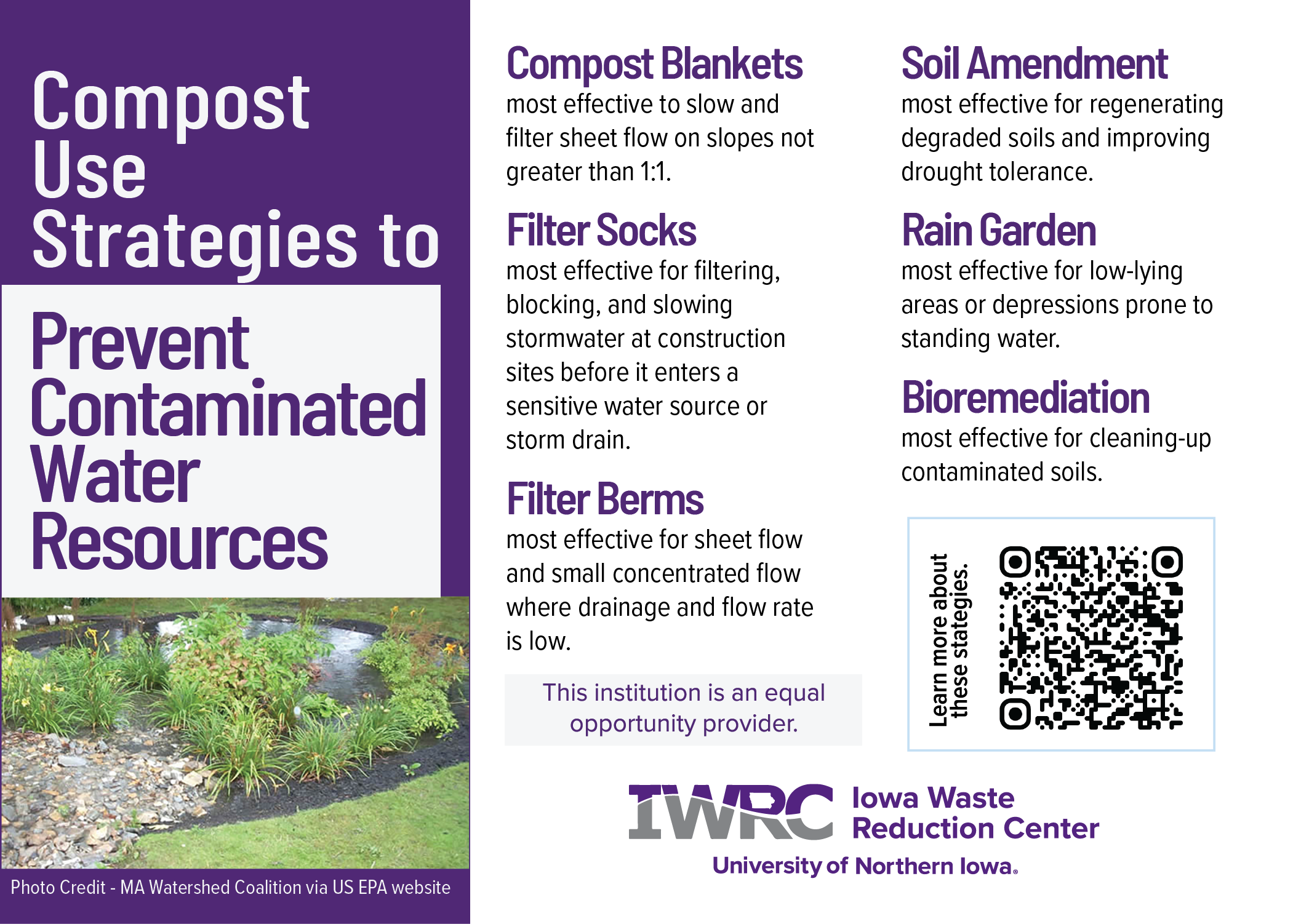 Compost Use Strategies to Prevent Water Contamination