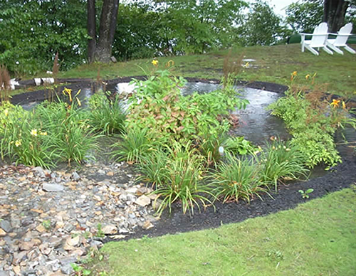 Rain Garden. Photo Credit - MA Watershed Coalition via US EPA website